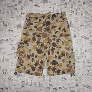 34 -Vintage Y2K GS115 jeans duck camo baggy 00s cargo shorts
